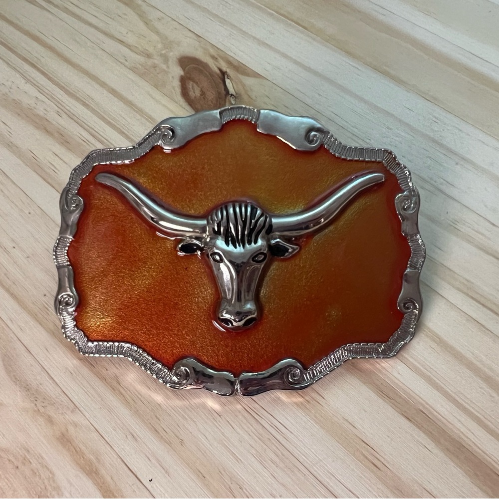 Longhorn Belt Buckle